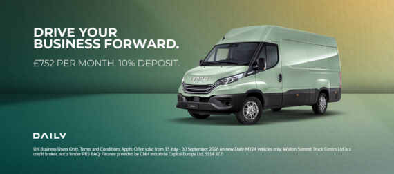 GET BEHIND THE WHEEL OF THE NEW IVECO DAILY – HIRE PURCHASE MADE SIMPLE